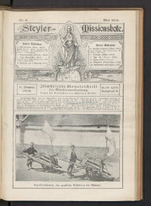 Nr. 8. Mai 1910. 37. Jahrgang.