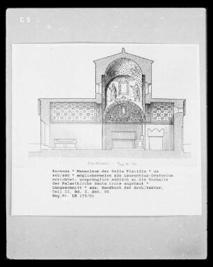Das Mausoleum der Galla Placidia in Ravenna