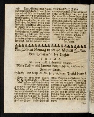 148-157, Am zweyten Sontag in der 40. tägigen Fasten.