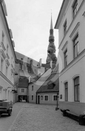 Turm und Langhaus der St. Petri-Kirche in Riga