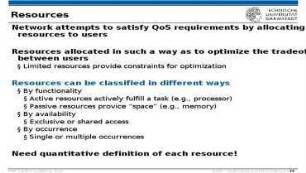 (7) Quality of Service and Scheduling