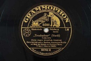 "Troubadour" : Luna-Arie: Ihres Auges himmlisch Strahlen / (Verdi)