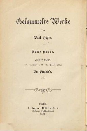 Gesammelte Werke, 14