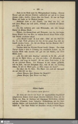 Eilftes Kapitel. Sie haben einen Herren!