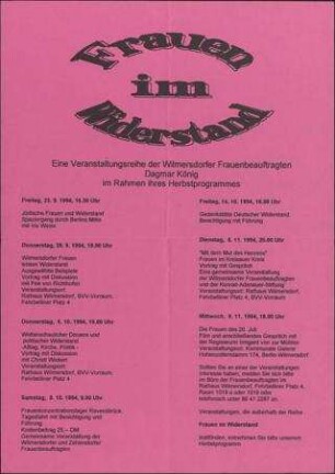 Frauen im Widerstand
