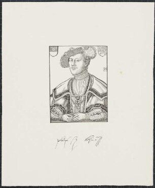 Icones Professorum Marpurgensium — Bildnis des Landgrafen Philipp des Großmütigen von Hessen (1504-1567)
