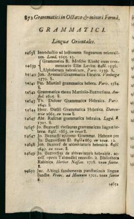872-905, Grammatici