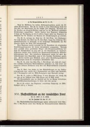 c) In Armeereserve