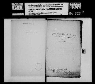 Inventar über die Verlassenschaft der Anna Maria Ott in Inneringen