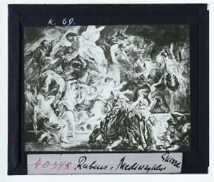 Rubens, Medici-Zyklus (Paris Louvre),Rubens, Apotheose Heinrichs IV. und Proklamation der Regentschaft Maria de' Medicis (unidentifizierte Skizze)
