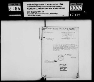 Hirsch, Fritz, Kaufmann, Ladenburg Käufer: Eheleute Friseur Friedrich Schnabel und Rosa geb. Wegmann, Ladenburg Lagerbuch-Nr. 120 Ladenburg
