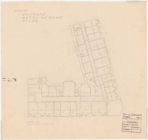 Park Hotel, Posen: Grundriss Dachgeschoss 1:100