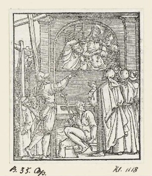Schaustellung Christi, Blatt 19 der Folge "Passion"