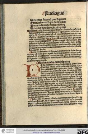Secundus tractatus exercitii puerorum.