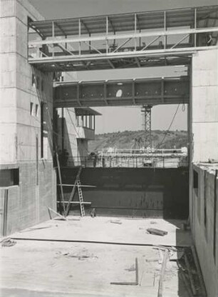 Baustelle Schleuse Besigheim/Neckar
