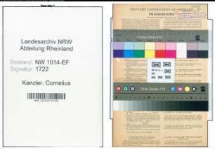 Entnazifizierung Cornelius Kanzler , geb. 19.05.1883 (Kaufmann)