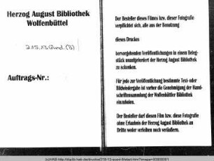 Verzeichnuß etlicher kleiner Kunststücklein, so durch Leo Pronnern, Dieser zeit zu Nürmberg wohnendt, zubereitet worden