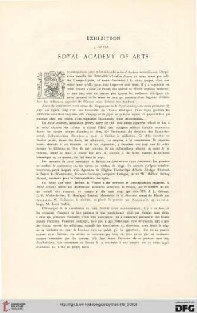 1: Exhibition of the Royal Academy of Arts, [1]