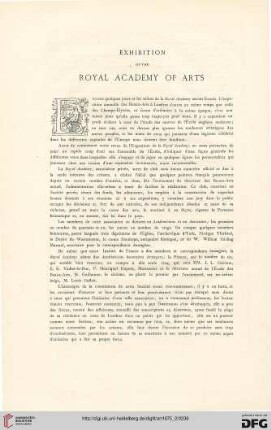 1: Exhibition of the Royal Academy of Arts, [1]