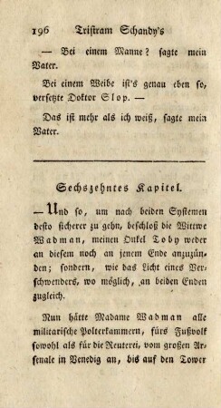 Sechszehntes Kapitel