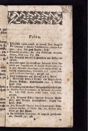 Folio.