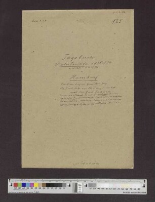 Band 125: Wintersemester 1935/1936, Hamburg