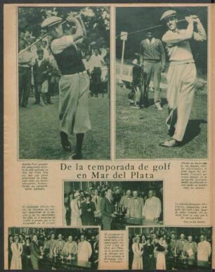 De la temporada de golf en Mar del Plata