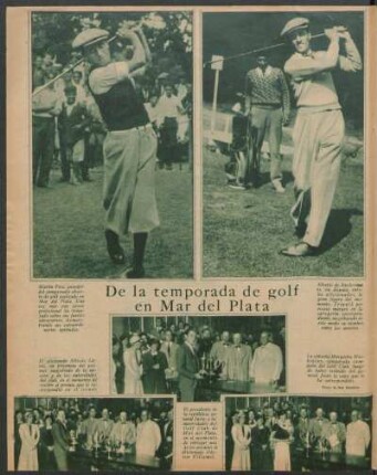 De la temporada de golf en Mar del Plata