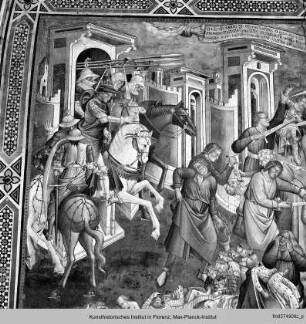 Ausmalung der Cappella della Croce : Szenen zum Tod Mariens und Geburt Christi : Bethlehemitischer Kindermord