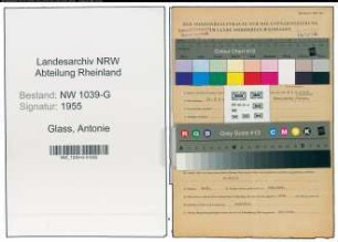 Entnazifizierung Antonie Glass , geb. 18.05.1906 ()