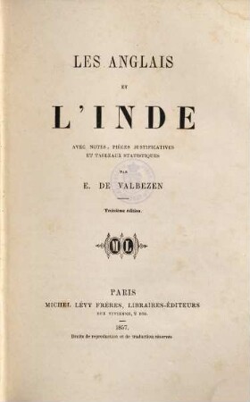Les Anglais et l'Inde