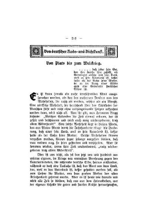 Von deutscher Rede- und Dichtkunst