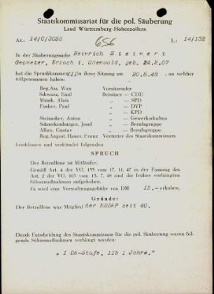 Steinert, Heinrich
