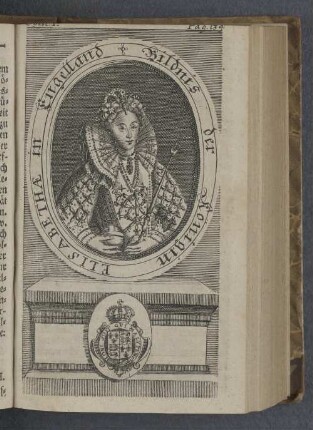 Bildnis der Königin Elisabethae in Engelland