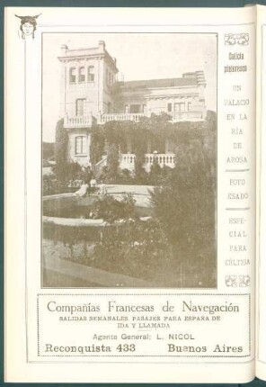 Galicia pintoresca : Un palacio en la ría de Arosa