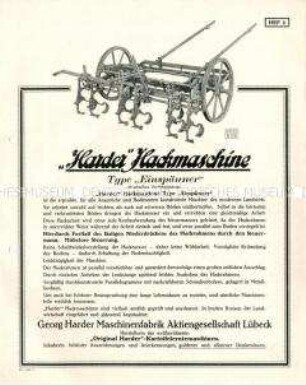 "Harder" Hackmaschine Type "Einspänner"