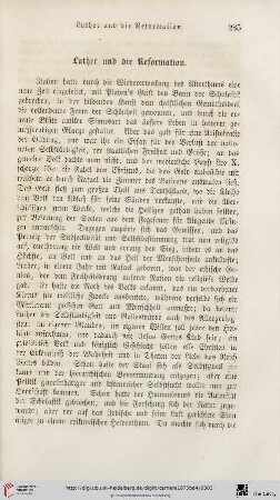 Luther und die Reformation