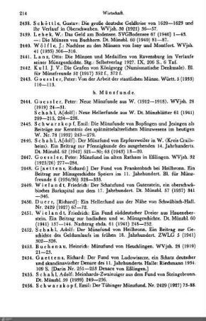 b. Münzfunde