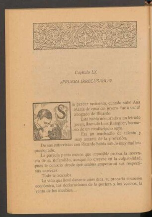 Capítulo LX - ¿Prueba irrecusable?