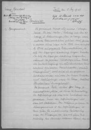 Tamm: Pfarrbericht 1938