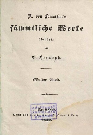 A. von Lamartine's sämmtliche Werke, 5. Jocelyn