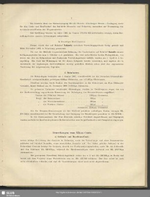 Bemerkungen zum Bilanz-Conto