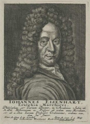 Bildnis des Iohannes Eisenhart