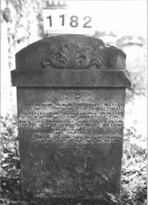Grabstein 1182