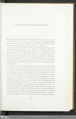 9. "Livre d'heures" und "Seelengärtlein"