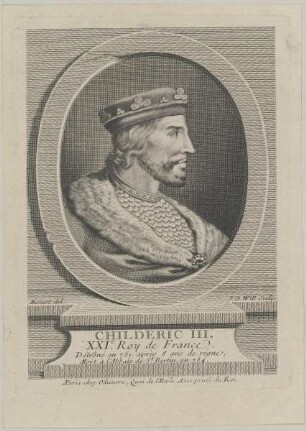 Bildnis des Childeric III. de France