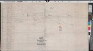 Dellwig (Dortmund) Besitzungen des Freiherrn von Rump 1880 1 : 2500 65 x 120 Zeichnung Thüer, Förster Landsberg-Velen Nr. 661