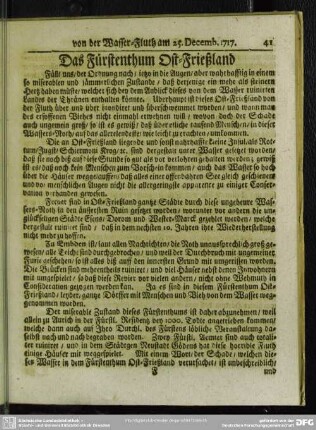 Das Fürstenthum Ost-Frießland