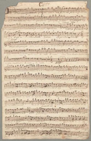 Vespers, V (4), Coro, orch, org, C-Dur - BSB Mus.ms. 7620 : [without title]