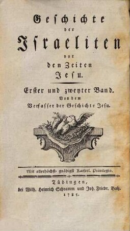Geschichte der Patriarchen, 2